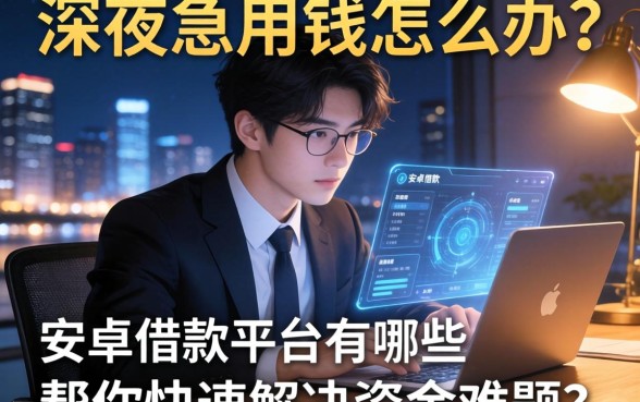 深夜急用钱怎么办?安卓借款平台有哪些功能能帮你快速解决资金难题?