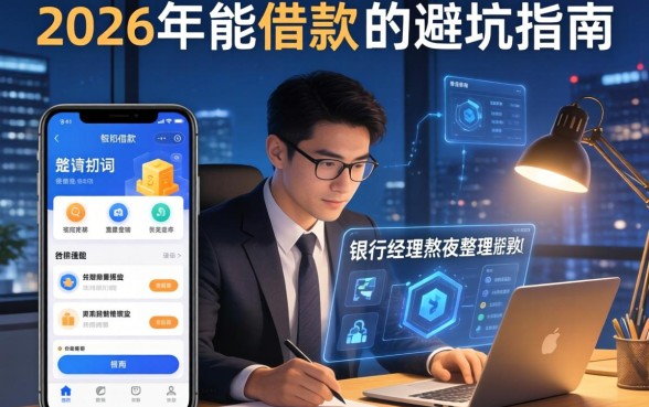 2026年能借款的app有哪些？银行经理熬夜整理的避坑指南