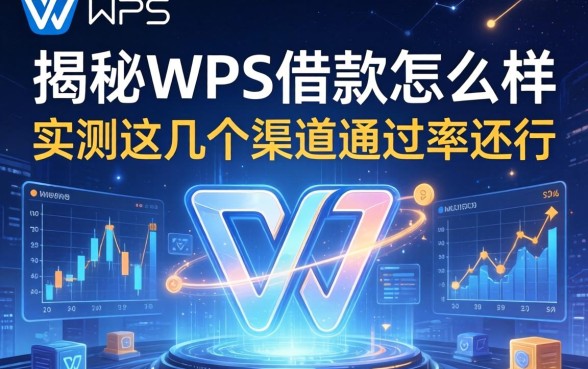 揭秘wps借款怎么样，实测这几个渠道通过率还行