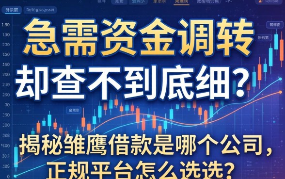 急需资金周转却查不到底细？揭秘雏鹰借款是哪个公司，正规平台怎么选？
