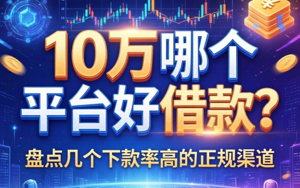 10万哪个平台好借款？盘点几个下款率高的正规渠道