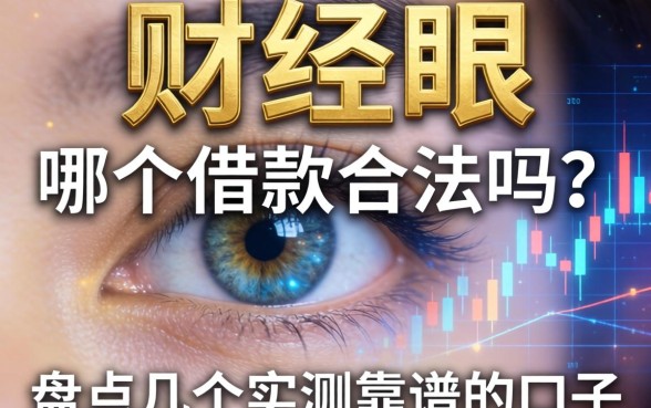 财经眼是哪个借款合法吗？盘点几个实测靠谱的口子