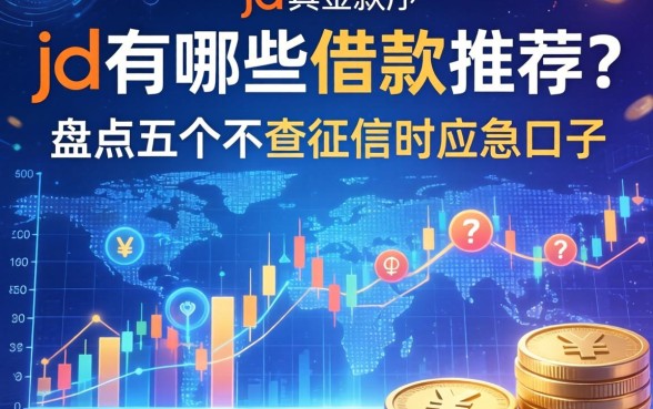 jd有哪些借款推荐？盘点五个不查征信的应急口子