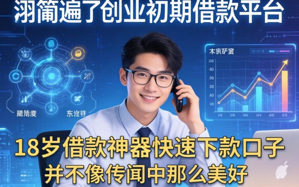 我翻遍了创业初期借款平台，发现18岁借款神器快速下款口子并不像传闻中那么美好