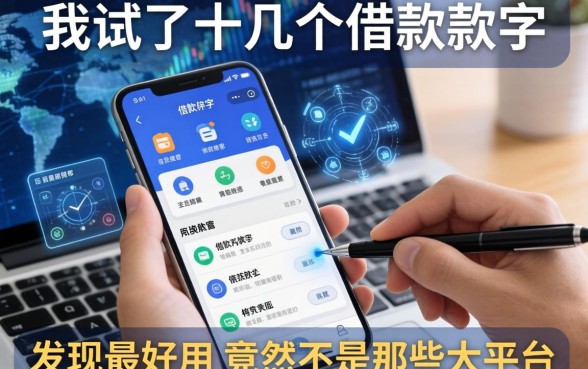 我试了十几个借款软件,发现最好用的竟然不是那些大平台