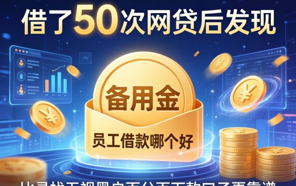 我借了50次网贷后发现，备用金和员工借款哪个好，比寻找无视黑户百分百下款口子更靠谱