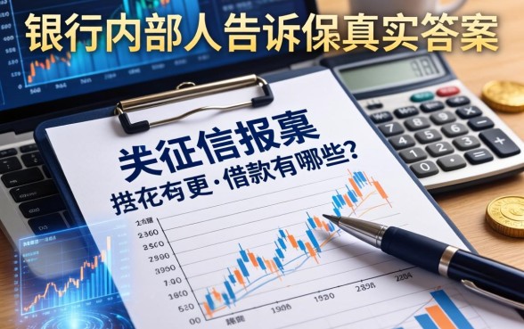 要征信报告的借款有哪些?银行内部人告诉你真实答案
