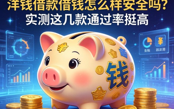 洋钱罐借款借钱怎么样安全吗？实测这几款通过率挺高