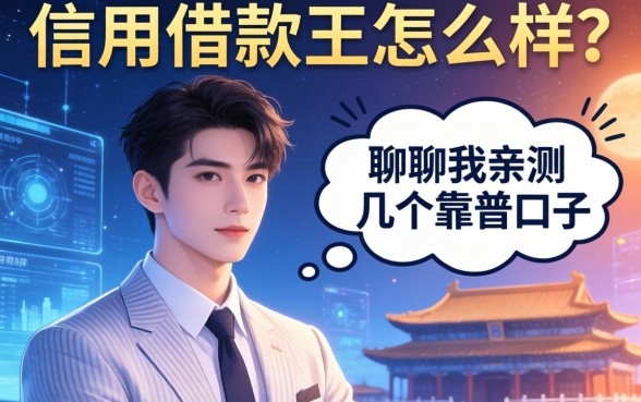 信用借款王怎么样？聊聊我亲测的几个靠谱口子