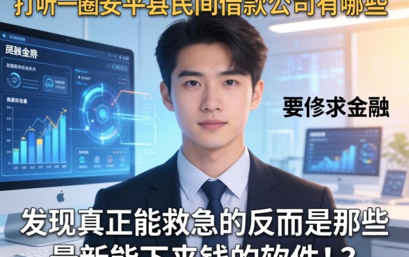 我打听了一圈安平县民间借款公司有哪些，发现真正能救急的反而是那些最新能下来钱的软件