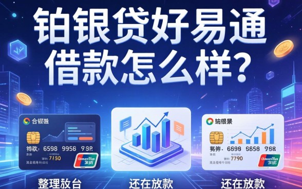 铂银贷好易通借款怎么样?整理了几个还在放款的平台