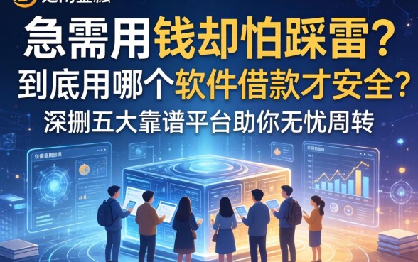 急需用钱却怕踩雷？到底用哪个软件借款才安全？深扒五大靠谱平台助你无忧周转