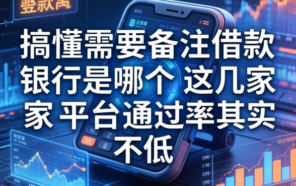 搞懂需要备注借款的银行是哪个,这几家平台通过率其实不低