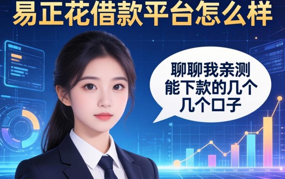 易正花借款平台怎么样，聊聊我亲测能下款的几个口子