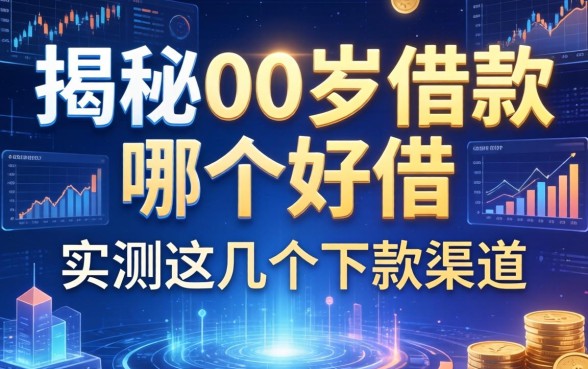 揭秘00后借款哪个好借，实测这几个下款渠道