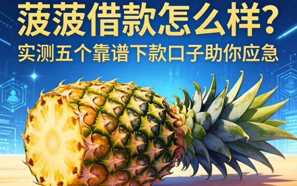 大菠萝借款怎么样？实测五个靠谱下款口子助你应急