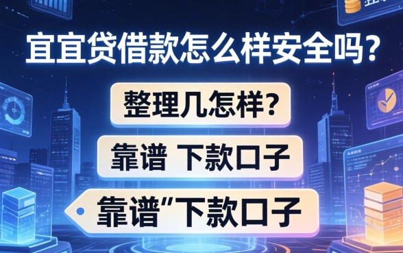 宜人贷借款怎么样安全吗？整理几个靠谱的下款口子