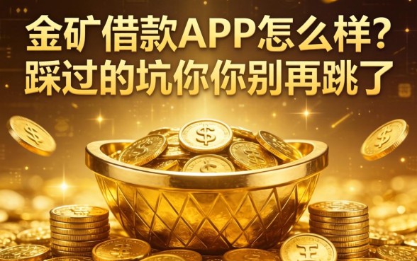 大金矿借款app怎么样？我踩过的坑你别再跳了