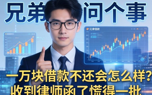 兄弟们问个事，一万块借款不还会怎么样？收到律师函了慌得一批