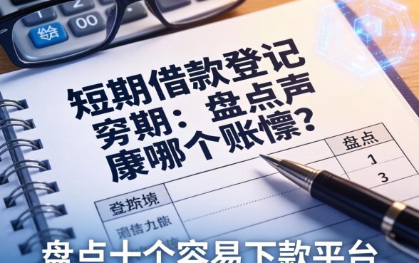 短期借款登记在哪个账簿？盘点十个容易下款的平台