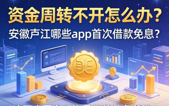 资金周转不开怎么办？安徽庐江哪些app首次借款免息？这五大平台或许是你的救急首选！