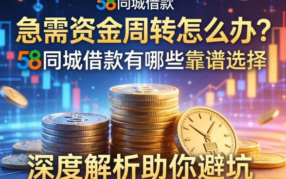 急需资金周转怎么办？58同城借款有哪些靠谱选择？深度解析助你避坑