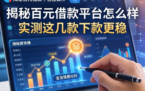 揭秘百圆借款平台怎么样：实测这几款下款更稳