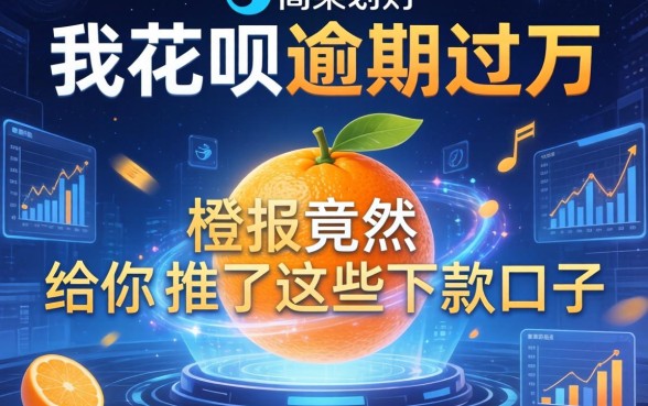 我花呗逾期过万,橙报竟然给我推了这些下款口子