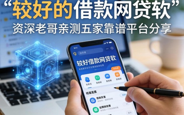 比较好的借款网贷软件有哪些?资深老哥亲测五家靠谱平台分享