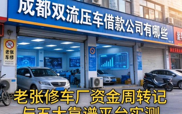 成都双流压车借款公司有哪些？老张修车厂资金周转记与五大靠谱平台实测