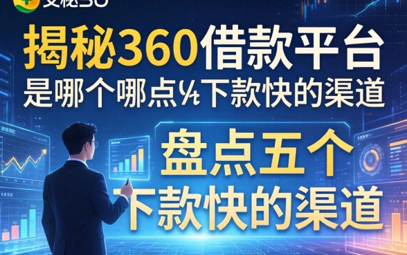 揭秘360借款平台是哪个，盘点五个下款快的渠道