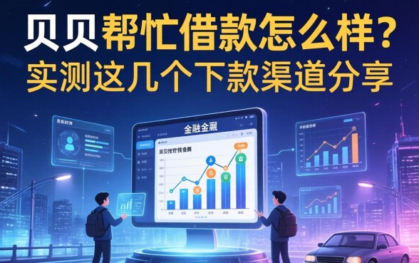 贝贝帮忙借款怎么样？实测这几个下款渠道分享