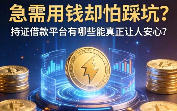 急需用钱却怕踩坑？持证借款平台有哪些能真正让人安心？