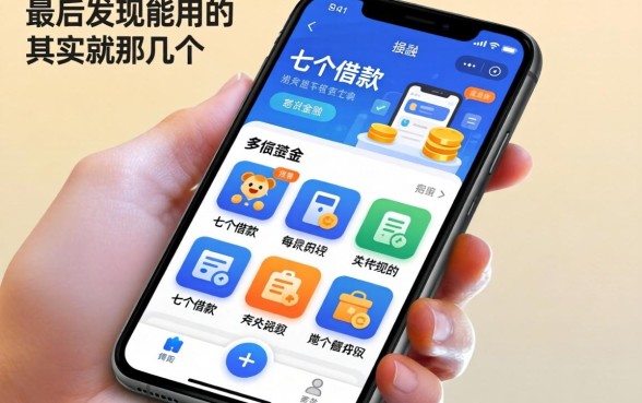 我手机里装了七个借款软件，最后发现能用的其实就那几个