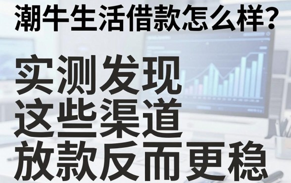 潮牛生活借款怎么样?实测发现这些渠道放款反而更稳