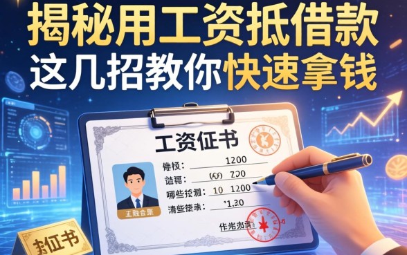 揭秘用工资抵借款需要哪些凭证，这几招教你快速拿钱
