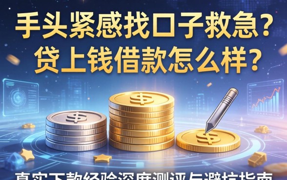手头紧想找口子救急？贷上钱借款怎么样？真实下款经验深度测评与避坑指南