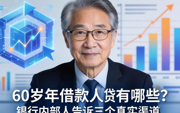 60岁以上借款人有哪些？银行内部人告诉你三个真实渠道