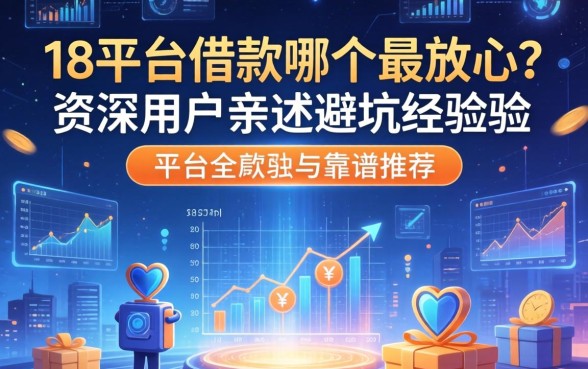18平台借款哪个最放心？资深用户亲述避坑经验与靠谱推荐