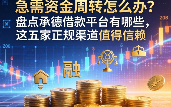 急需资金周转怎么办？盘点承德借款平台有哪些，这五家正规渠道值得信赖