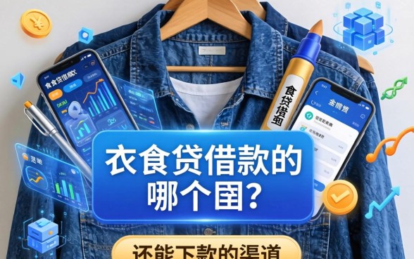衣食贷借款在哪个里面？整理了几个还能下款的渠道