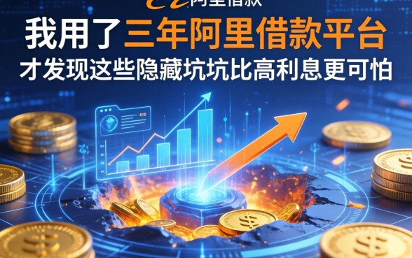 我用了三年阿里借款平台，才发现这些隐藏的坑比高利息更可怕