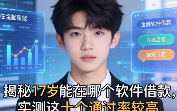 揭秘17岁能在哪个软件借款，实测这十个通过率较高