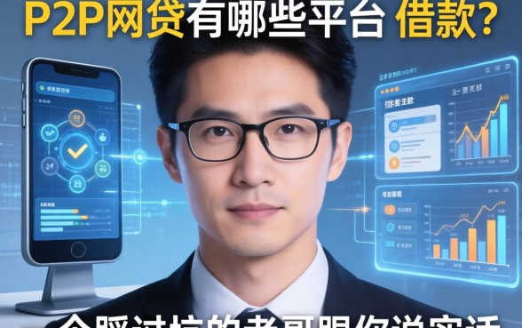 P2P网贷有哪些平台可以借款？一个踩过坑的老哥跟你说实话