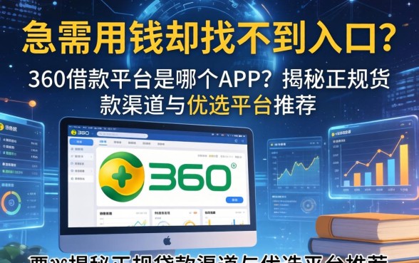 急需用钱却找不到入口？360借款平台是哪个app？揭秘正规贷款渠道与优选平台推荐