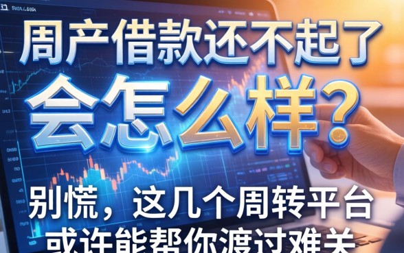 app借款还不起了会怎么样？别慌，这几个周转平台或许能帮你渡过难关