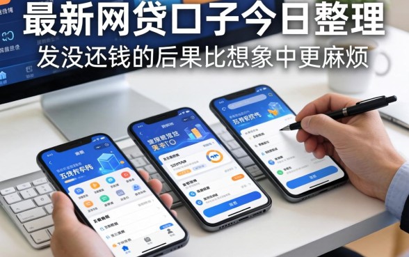 我整理了最新网贷口子今日整理这五个软件，发现没还钱的后果比想象中更麻烦
