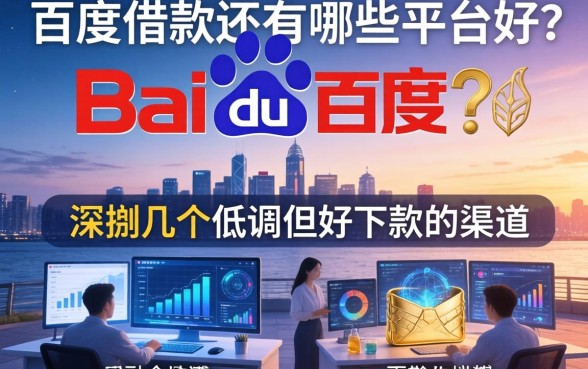 百度借款还有哪些平台好?深扒几个低调但好下款的渠道