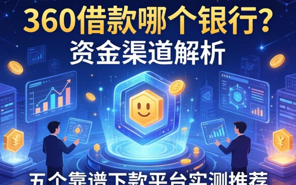 360借款在哪个银行？资金渠道解析及五个靠谱下款平台实测推荐