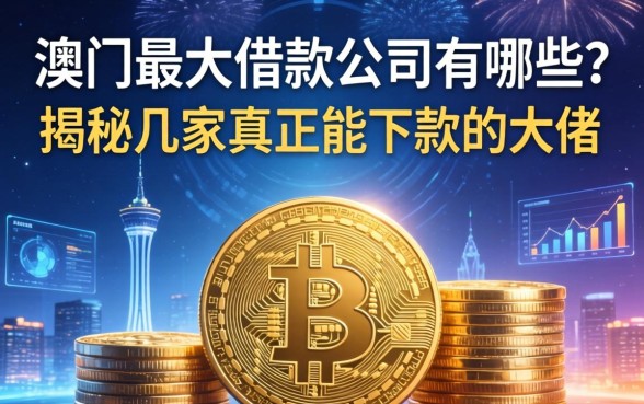 澳门最大借款公司有哪些?揭秘几家真正能下款的大佬